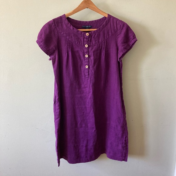 GAP Dresses Gap Dress With Pockets 0 Linen Poshmark
